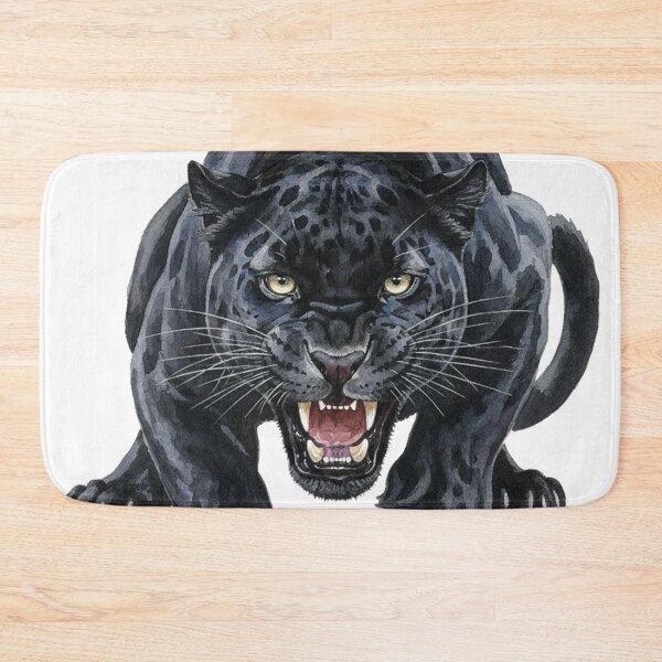 Item preview, Growling Black Panther designed and sold by 4rtistcDrift.
