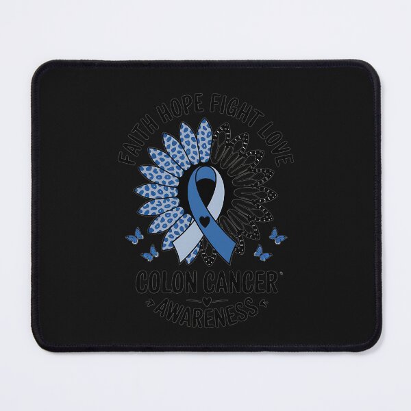 Item preview, Sunflower Pink Ribbon Flower Leopard Colon Cancer Awareness designed and sold by itsnothatweird.