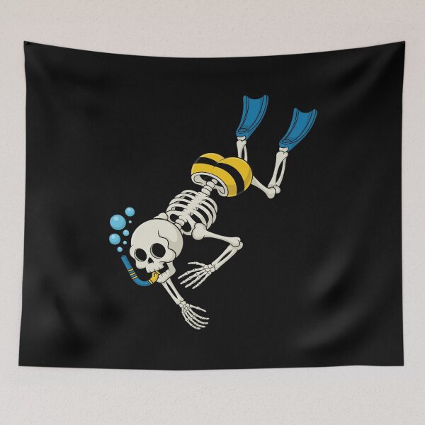 Item preview, Skeleton Scuba Diver - Scuba Diving Underwater Ocean designed and sold by BubblePancake.