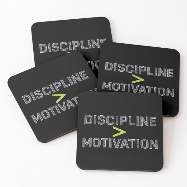 Item preview, Discipline Over Motivation designed and sold by GenzShoppingHub.