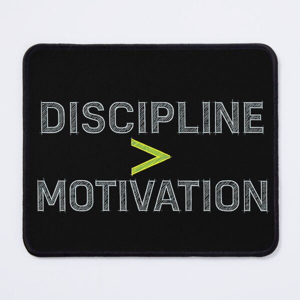 Item preview, Discipline Over Motivation designed and sold by GenzShoppingHub.