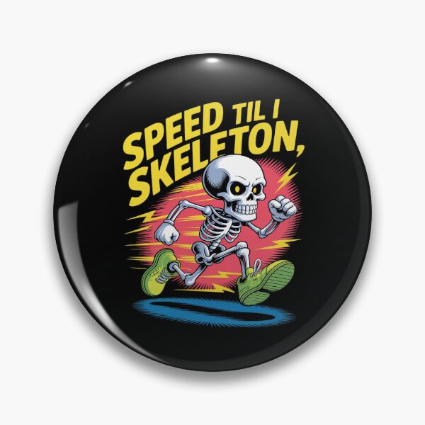 Item preview, Skeleton Sprinting Design Bold Motion Aesthetic Runners designed and sold by BubblePancake.