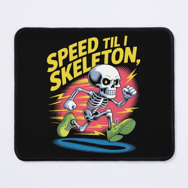 Item preview, Skeleton Sprinting Design Bold Motion Aesthetic Runners designed and sold by BubblePancake.