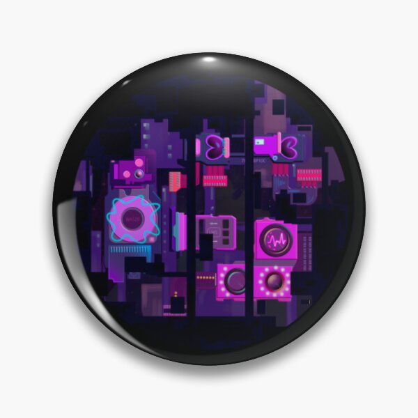 Item preview, Cyberpunk Chip City • Neon Circuit Board Metropolis • Tech Core Sci-Fi Illustration designed and sold by SheepInTutu.
