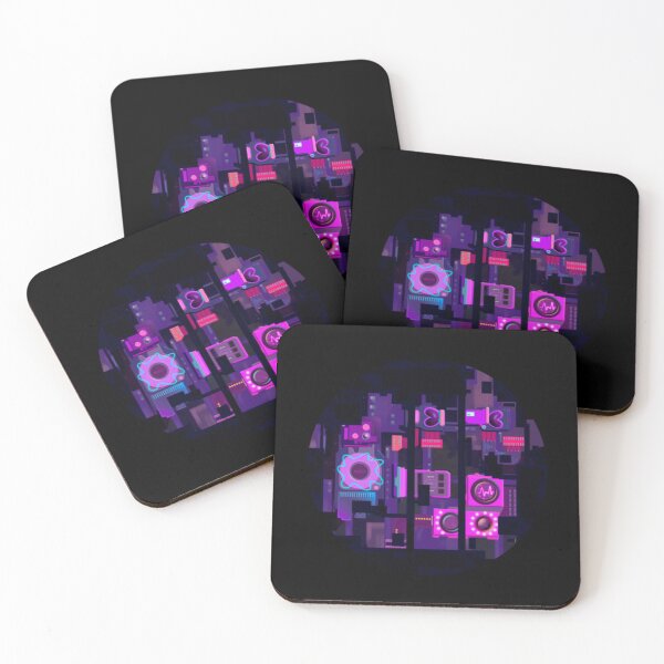 Item preview, Cyberpunk Chip City • Neon Circuit Board Metropolis • Tech Core Sci-Fi Illustration designed and sold by SheepInTutu.