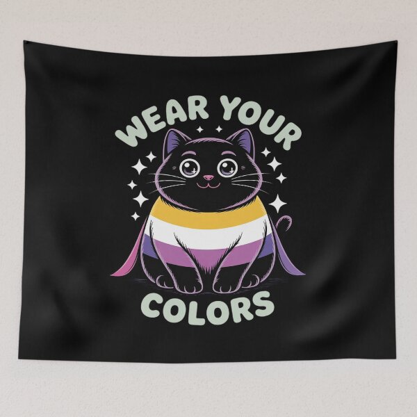 Item preview, Asexual LGBT Pride Cat  Rainbow designed and sold by catsdothingz.