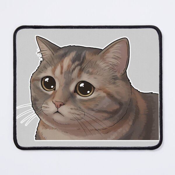 Item preview, Pleading Eyes Cat Meme - Sad Cute Feline Animal Reaction designed and sold by lemonfishing.