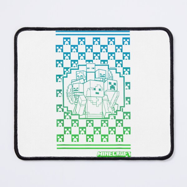 Item preview, Blue To Green Gradient Pixel Checkers Gamer Pattern designed and sold by JeanSeth.