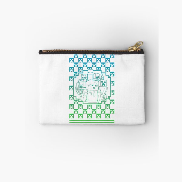 Item preview, Blue To Green Gradient Pixel Checkers Gamer Pattern designed and sold by JeanSeth.