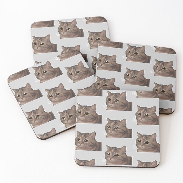 Item preview, Pleading Eyes Cat Meme - Sad Cute Feline Animal Reaction designed and sold by lemonfishing.