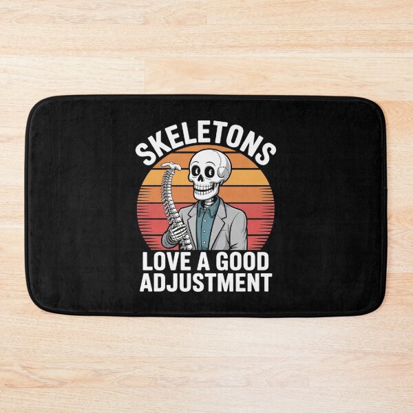 Item preview, Skeletons Love a Good Adjustment Halloween Osteopath designed and sold by BubblePancake.