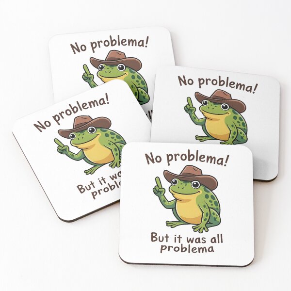 Item preview, Funny Frog Saying No Problemo Vintage designed and sold by Milekhinromanro.