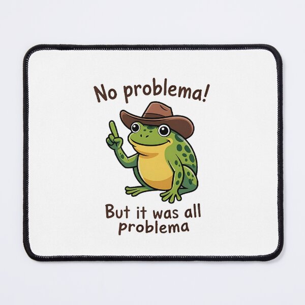Item preview, Funny Frog Saying No Problemo Vintage designed and sold by Milekhinromanro.