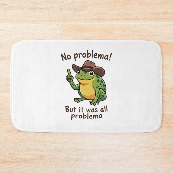 Item preview, Funny Frog Saying No Problemo Vintage designed and sold by Milekhinromanro.