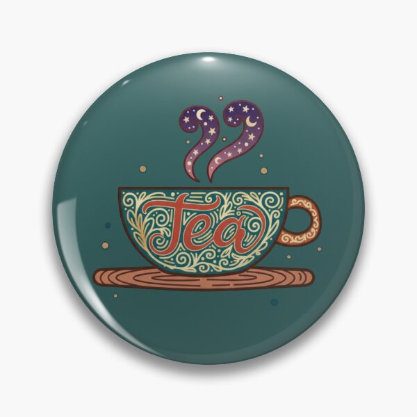 Item preview, Whimsical Decorative Tea Cup with Cosmic Steam Illustration designed and sold by anandsiva2703.