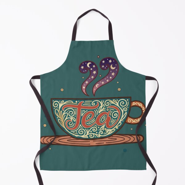 Item preview, Whimsical Decorative Tea Cup with Cosmic Steam Illustration designed and sold by anandsiva2703.