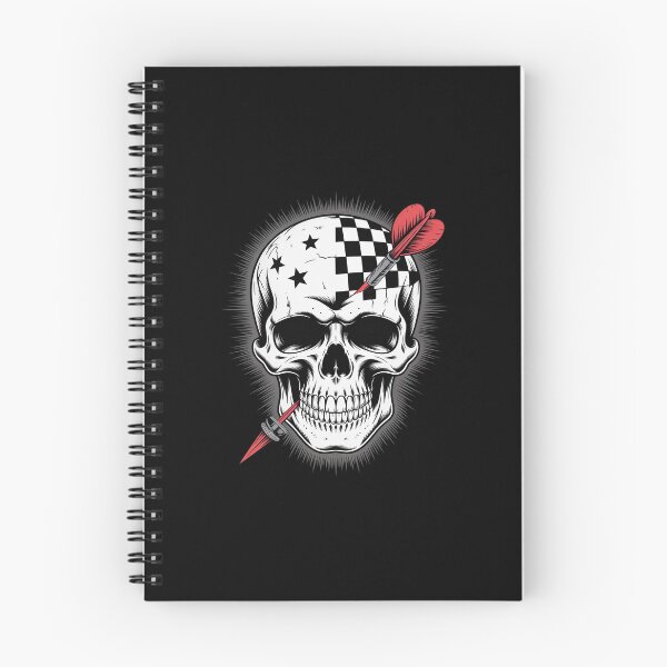 Item preview, Skull American Flag Darts Board Throwing Sports Player designed and sold by BubblePancake.