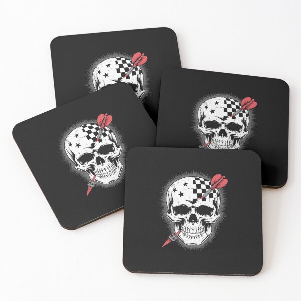 Item preview, Skull American Flag Darts Board Throwing Sports Player designed and sold by BubblePancake.