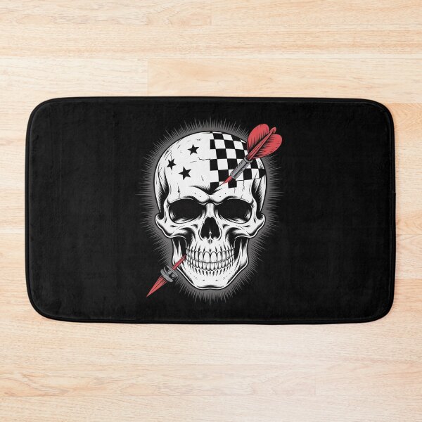 Item preview, Skull American Flag Darts Board Throwing Sports Player designed and sold by BubblePancake.
