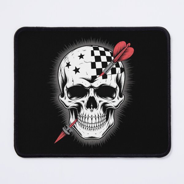 Item preview, Skull American Flag Darts Board Throwing Sports Player designed and sold by BubblePancake.