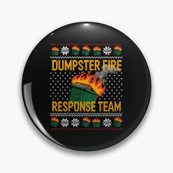 Item preview, Dumpster Fire Response Team Ugly Pattern Christmas designed and sold by Milekhinromanro.