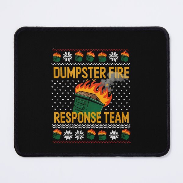 Item preview, Dumpster Fire Response Team Ugly Pattern Christmas designed and sold by Milekhinromanro.