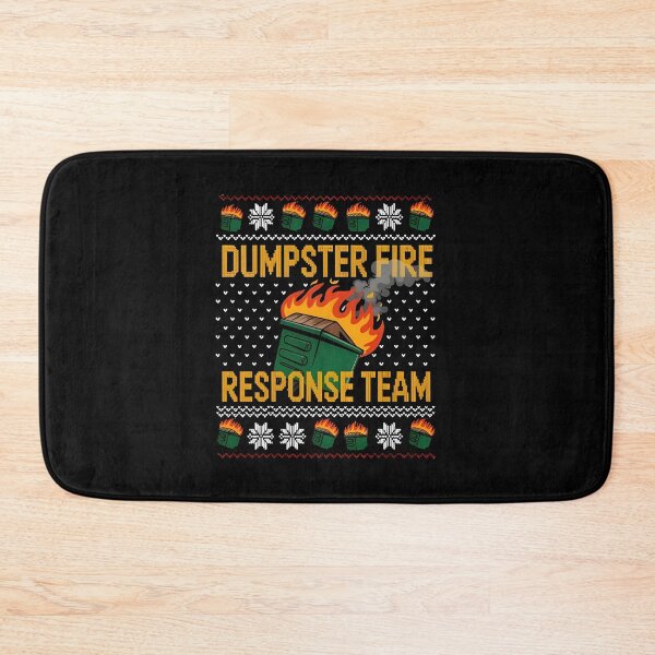 Item preview, Dumpster Fire Response Team Ugly Pattern Christmas designed and sold by Milekhinromanro.
