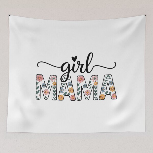 Item preview, Girl Mama Mom Girls Floral Mothers  designed and sold by Formatage.