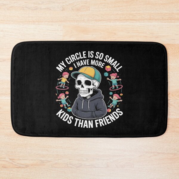 Item preview, Skull My Circle is So Small I Have More Than Friends designed and sold by BubblePancake.