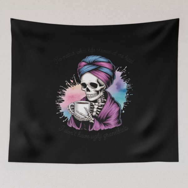 Item preview, Skull No Matter What Life Throws At Me At Least I Don’t Have designed and sold by BubblePancake.