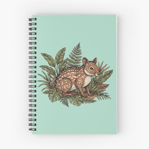 Item preview, Paca Resting Among Jungle Ferns and Leaves designed and sold by BirdsnStuff.