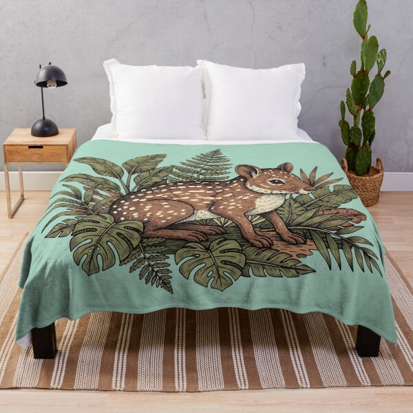 Item preview, Paca Resting Among Jungle Ferns and Leaves designed and sold by BirdsnStuff.