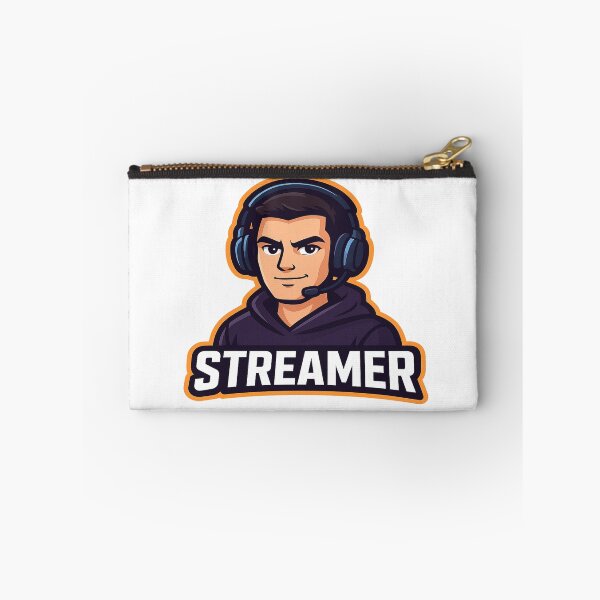 Item preview, “Pro Gamer Streamer Avatar | Cool Gaming Mascot Logo for Stickers & T-Shirts | Esports Cartoon Character” designed and sold by TrendMixDesigns.