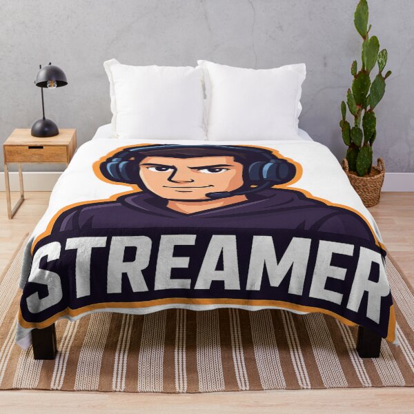 Item preview, “Pro Gamer Streamer Avatar | Cool Gaming Mascot Logo for Stickers & T-Shirts | Esports Cartoon Character” designed and sold by TrendMixDesigns.