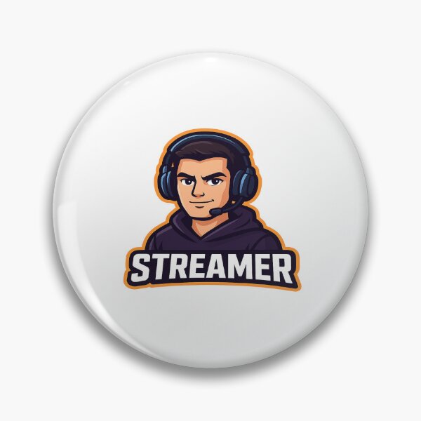 Item preview, “Pro Gamer Streamer Avatar | Cool Gaming Mascot Logo for Stickers & T-Shirts | Esports Cartoon Character” designed and sold by TrendMixDesigns.