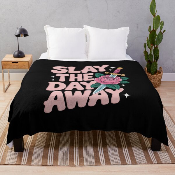 Item preview, Slay The Day Away Feminist Girl Power Neon designed and sold by NetoGalaxy.