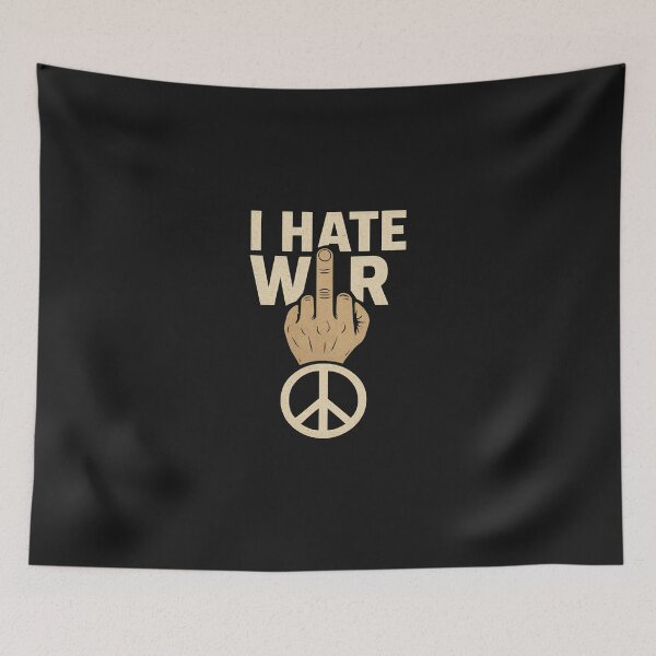 Item preview, I Hate War – Anti-War Peace Protest Graphic Design designed and sold by VinCut.