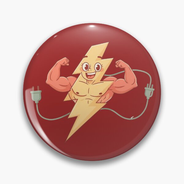 Item preview, I Have the Power — Retro Style Electric Bolt Cartoon for Engineers designed and sold by HappySproutArt.