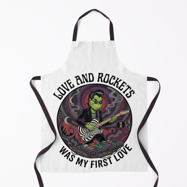 Item preview, Grinch Goth Rock Guitarist - 80s Post Punk Alternative Music Parody designed and sold by heisergarziao.