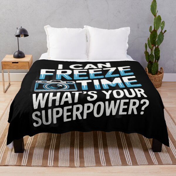 Item preview, I Can Freeze Time Photography Funny Camera designed and sold by GeorgeneCharlo.