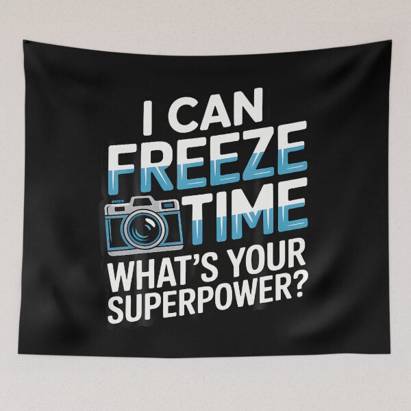 Item preview, I Can Freeze Time Photography Funny Camera designed and sold by GeorgeneCharlo.