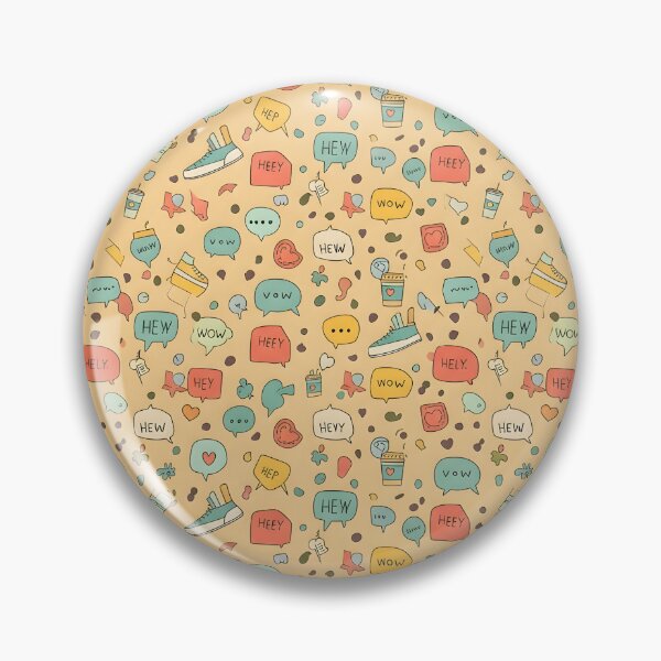Item preview, Chatty Doodle Pattern designed and sold by Kaleidoscope Print.