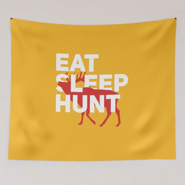 Artikelvorschau, Eat Schlaf Hunt entworfen und verkauft von BlueRockDesigns.