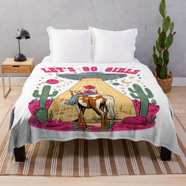 Item preview, Let’s Go Girls Space Desert Cowgirl designed and sold by RobertJFord.