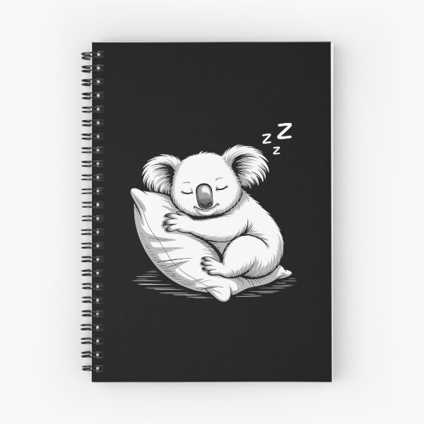 Item preview, Sleeping Koala Bear Drawing Sleeping Animal Koala Lover designed and sold by NetoGalaxy.