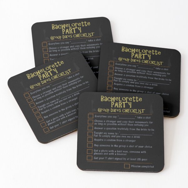 Item preview, Bachelorette Party Checklist Game designed and sold by RobertJFord.
