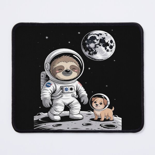 Item preview, Sloth Astronaut Walking Moon Dog Adventure and Beyond designed and sold by NetoGalaxy.