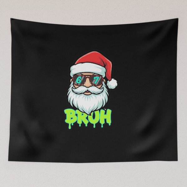 Item preview, Funny Six Seven 6-7 Meme Santa designed and sold by facegm.