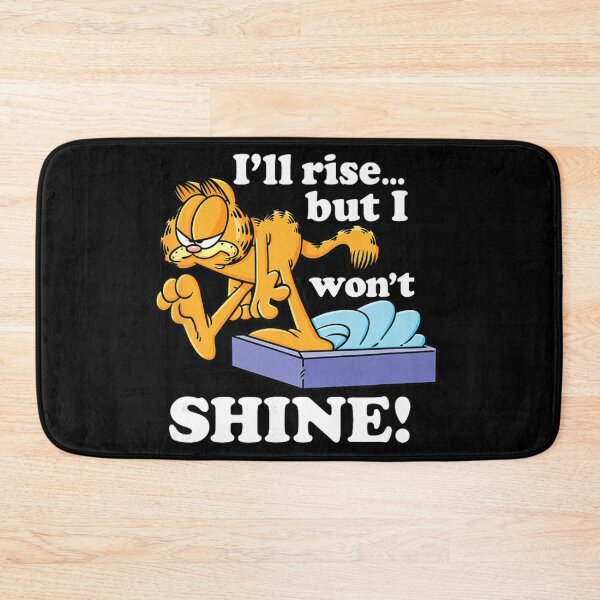 Item preview, Garfield Ill Rise But I Wont Shine Funny Morning Quote designed and sold by freelschrabo.