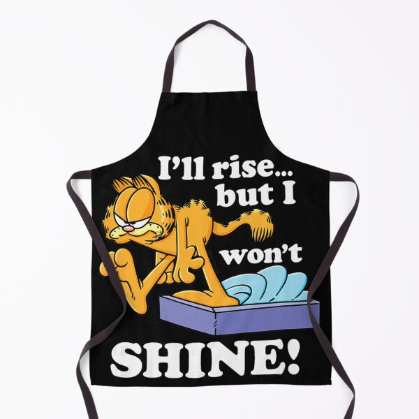 Item preview, Garfield Ill Rise But I Wont Shine Funny Morning Quote designed and sold by freelschrabo.